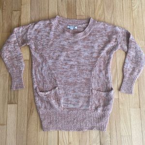 Pink sweater with pockets